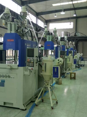 PP dubbelkleurig meshandvat Verticale plastic injectie gietmachine JTT-550 2V-3R