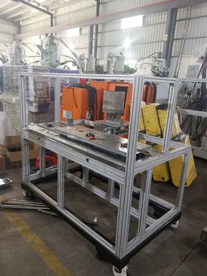 Double Slide Table JTT-100-DM Laagdruk Injectie Gietmachine Met Hotmelt