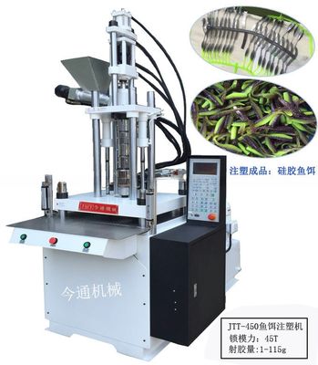 45T Verticale vis aas Plastic injectie gietmachine voor de productie van precieze aas