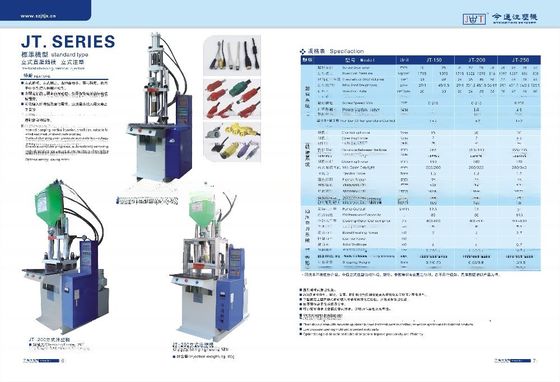 Kleine mini-verticale plastic spuitgietmachine met een schroefdiameter van 30 ton en 25 mm