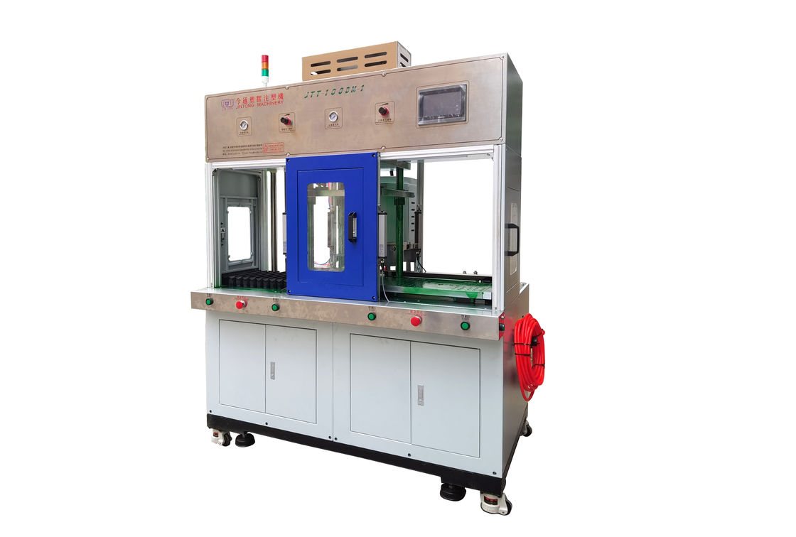 Hotmelt lage druk spuitgietmachine 3.7KW met dubbele glijtafel JTT-100-DM