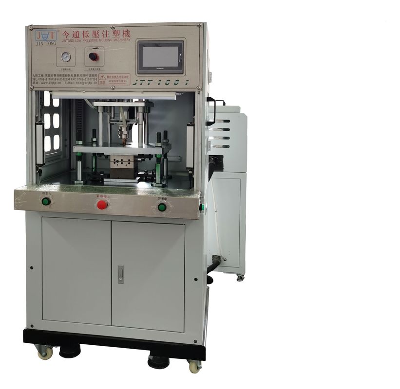 3.7 KW lage druk gietmachine voor coaxiale kabel hoge frequentie hoge snelheid kabel connector